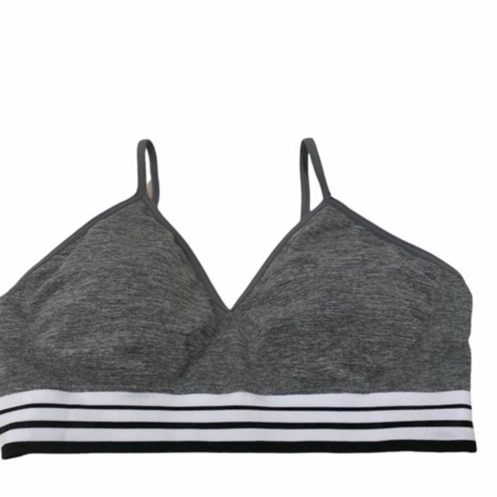 FINAL PRICE. NWOT Mac Pullover Sport Striped Brain Gray & White.